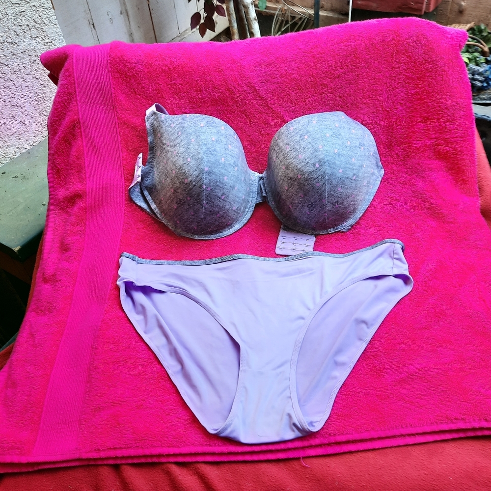 Bra and panty set NWOT